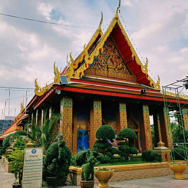 泰國曼谷素坤逸地區百年歷史寺廟景點馬哈布寺Wat Mahabut，適合拍照📸打卡冥想好去處