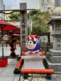 曽根崎心中の舞台、お初天神を参拝。