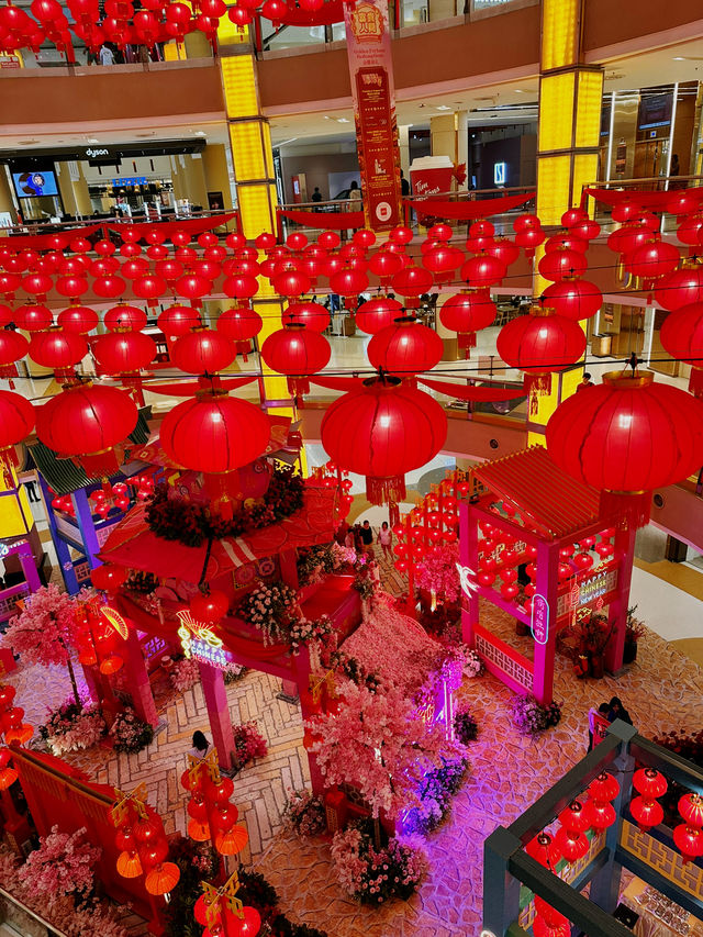 Sunway Pyramid Sees Red for CNY 2025! 🏮🐍