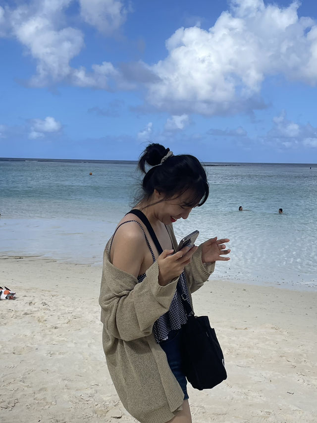 맑은 바다와 푸른 하늘의 완벽 조화, 괌 여행