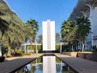 The Garden-like setting at Movenpick Hotel 