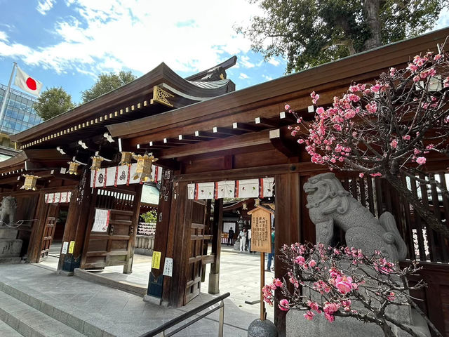 櫛田神社賞櫻美景