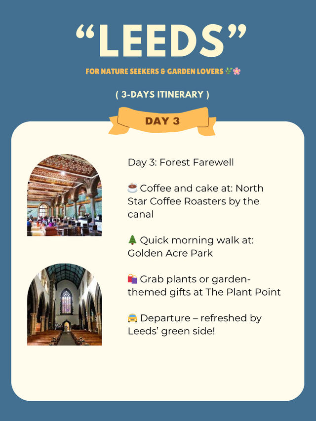Leeds 3-days itinerary 