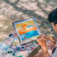 ร้าน Work Shop วาดภาพระบายสีฮีลใจ ระยอง 🎨🌊