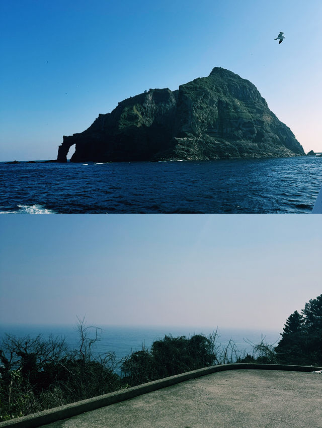 울릉도에서 독도까지, 비록 땅은 못 밟았지만