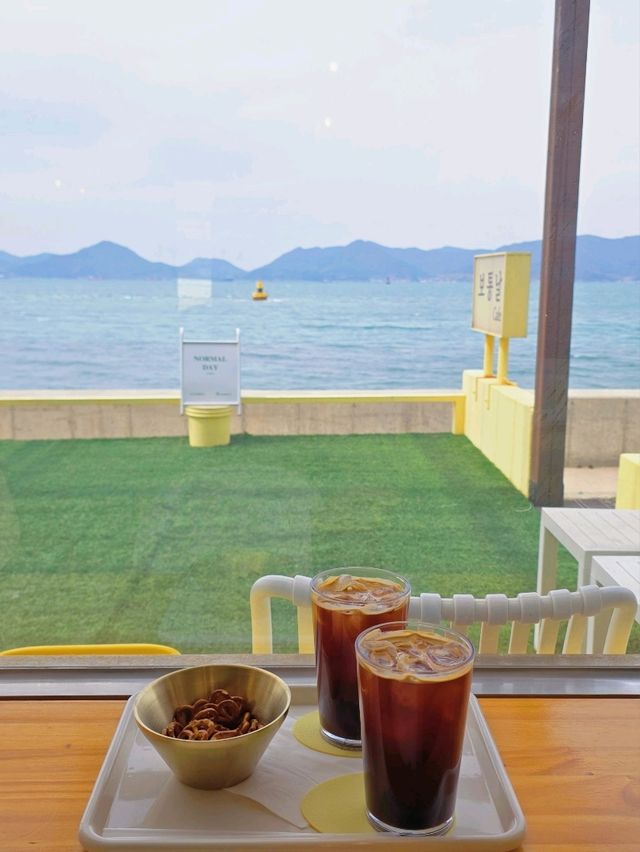 남해 통창 오션뷰 카페💙