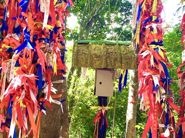 🌿 静かな山の寺院で心を癒そう。ワット・カオタベークで自然とともにリラックス！ #ワットカオタベーク #タイの寺院 #