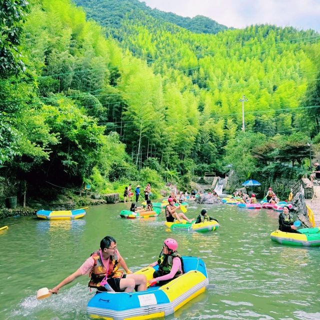 中國浙江湖州將軍關漂流遊玩攻略，適合夏天打卡