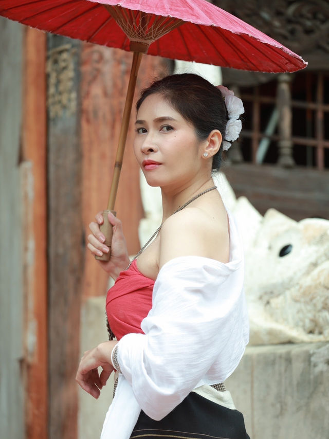 ถ่ายภาพล้านนาที่วัดอินทราวาส(วัดต้นเกว๋น)