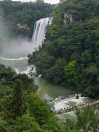 Getting Soaked at Huangguoshu Waterfall, And Loving It