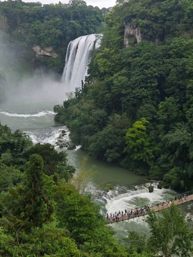 Getting Soaked at Huangguoshu Waterfall, And Loving It