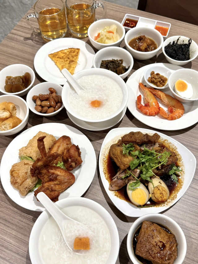 Once A Month Only - Teochew Porridge Buffet in a School