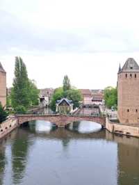 Beautiful city at the border between Germany and France