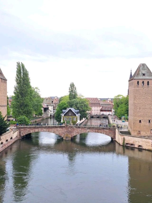 Beautiful city at the border between Germany and France