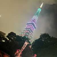 #鋼鐵巨神與夜幕紅塔：台場高達與東京塔之夜🗼🤖