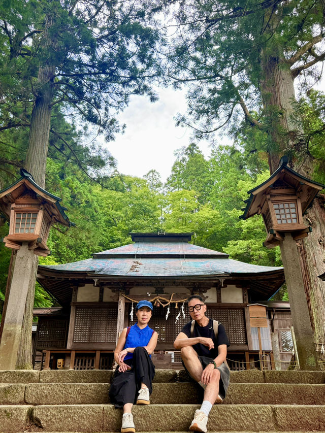 飛驒高山老街近郊的飛驒山王宮-日枝神社 飛驒高山老街近郊的飛驒山王宮-日枝神社