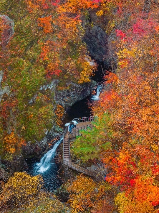 Dashihu, Benxi — Where Red Maples Meet Emerald Water