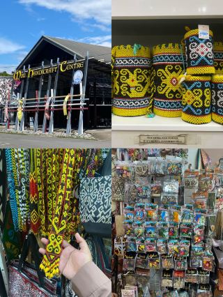 ตามล่าหาสมบัติที่ซ่อนอยู่ของซาราวัก: การผจญภัยซื้อของที่ระลึกสีสันสดใสที่ศูนย์หัตถกรรมมิริ (Miri Handicraft Centre)