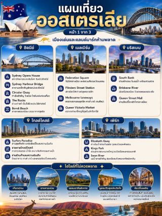 🇦🇺✨ Трехстраничный маршрут по Австралии, включающий достопримечательности, халяльную еду и магазины!