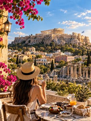 "If this is your first time in Greece, don't book your tickets yet! Check out which city you should visit first 🇬🇷✈️"
