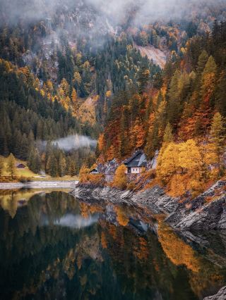 Chasing Autumn’s Majestic Golden Magic at Lake Gosausee