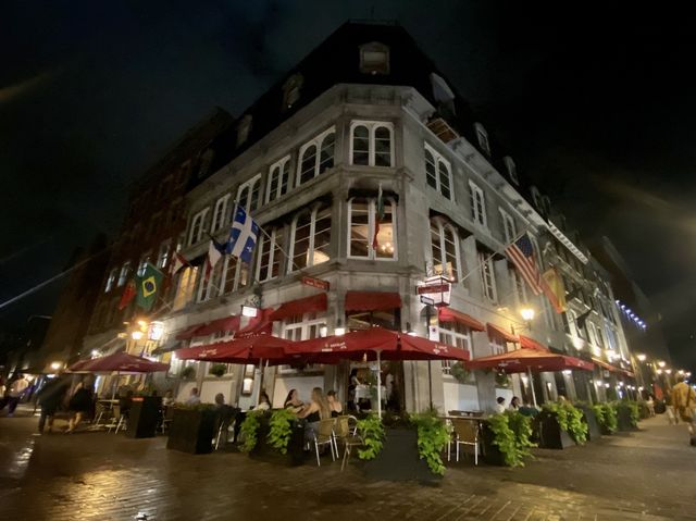 The Old Montreal Night and Day