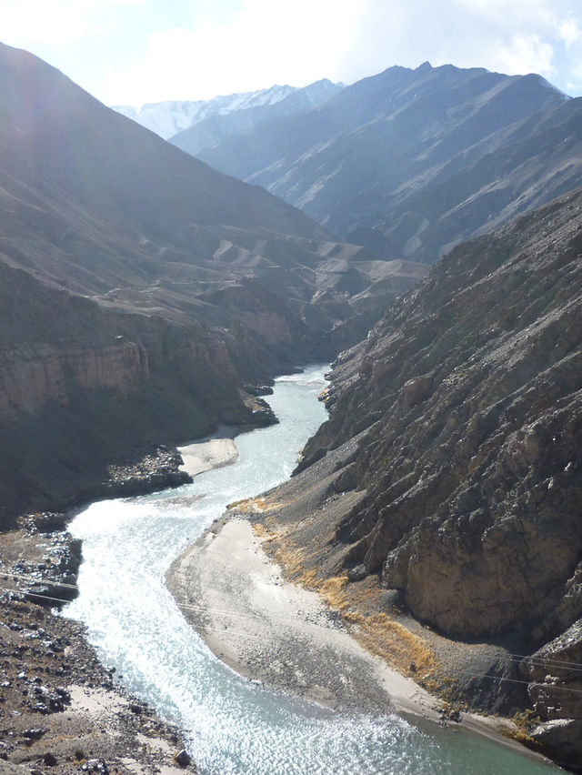 Indus River View near Leh: A Serene Himalayan Landscape