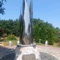 Enormous, huge, big statues near Pákozd