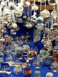 ✨ Christmas Market Bressanone – Blue & White Ornaments ✨