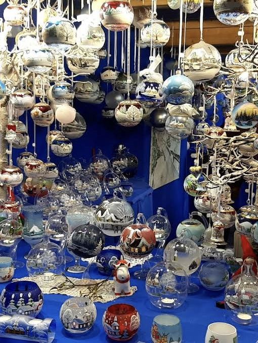 ✨ Christmas Market Bressanone – Blue & White Ornaments ✨ ✨ Christmas Market Bressanone – Blue & White Ornaments ✨