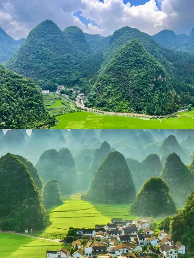 四季の風景はすべて美しく、貴州の大山は「雲の上」へと向かいます