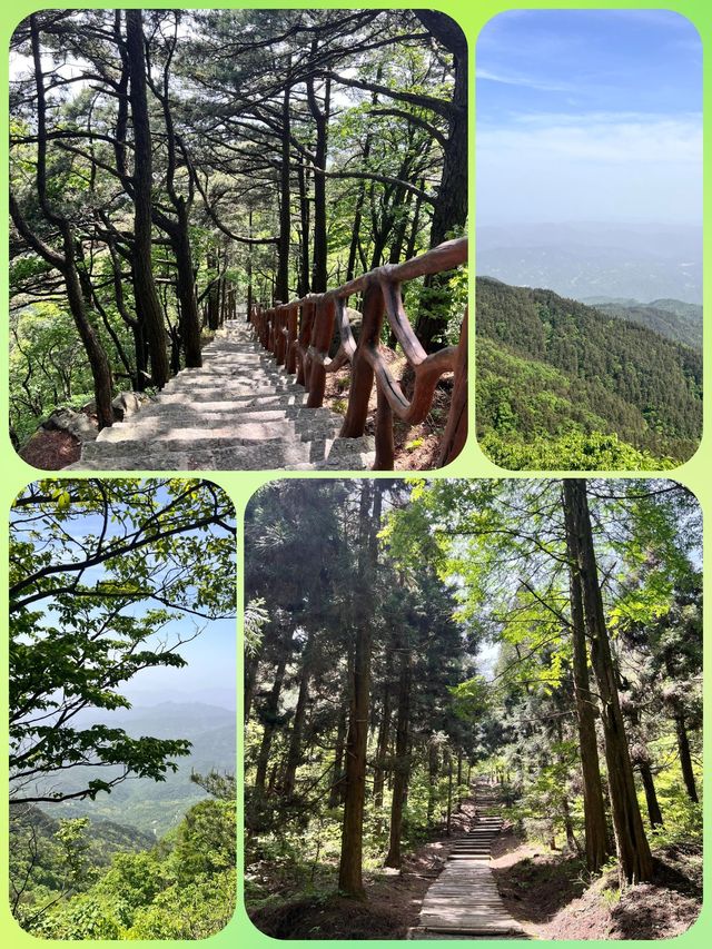 薄刀峰，原名鹤皋峰，位於湖北羅田縣境，離羅田縣城有兩個小時的紅色旅遊公路