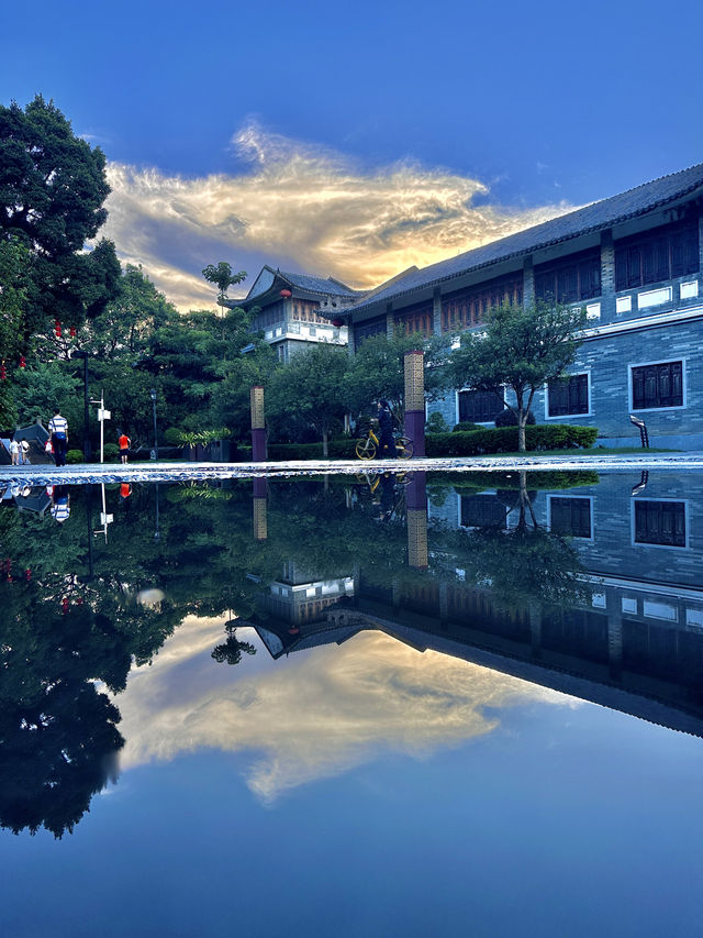 在廣州，彷彿置身國畫中的公園