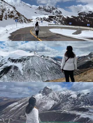 The pass where you can look straight at the peak is Nailong Mountain Pass. 