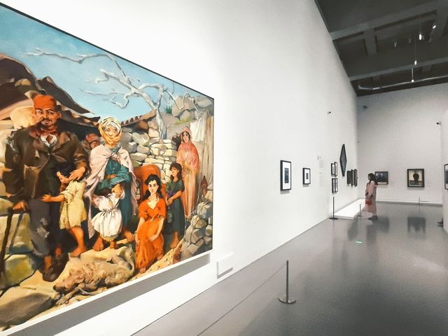 蓬皮杜中心典藏展：展廳1裡的肖像們。