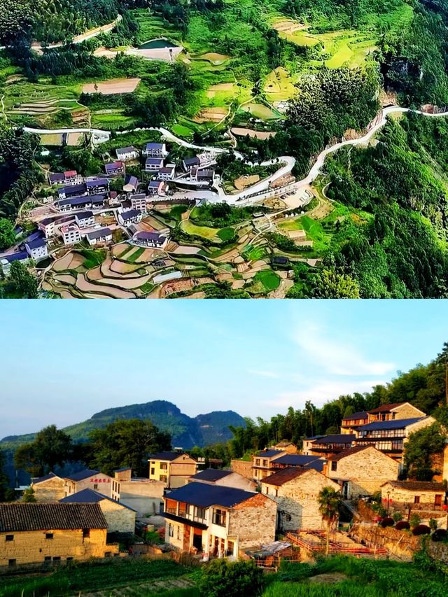 天空之城懸崖上的古村落