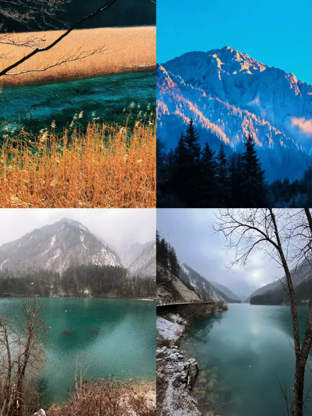 Winter in Jiuzhai Valley: A great choice for snow viewing and hot springs