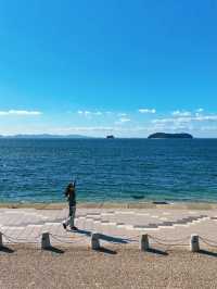 名古屋附近 蒲郡的海