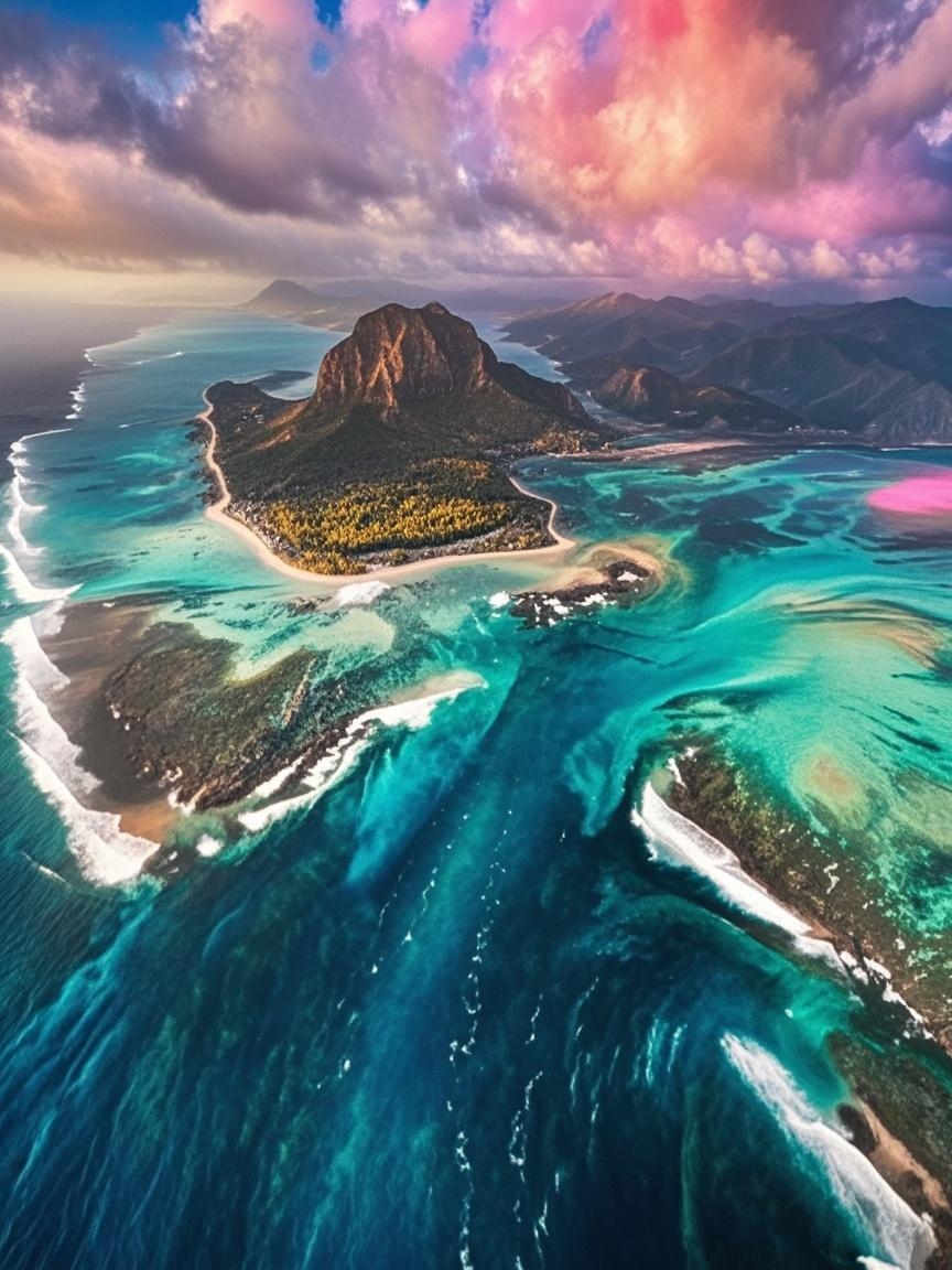 Con tôi đã bị lừa ở Mauritius! Thác nước dưới nước thực chất là trò đùa của các vị thần