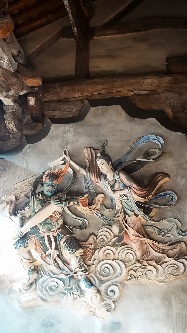 長治一座金構就把我拉進神話世界