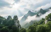 保定白石山觸摸北方的喀斯特仙境