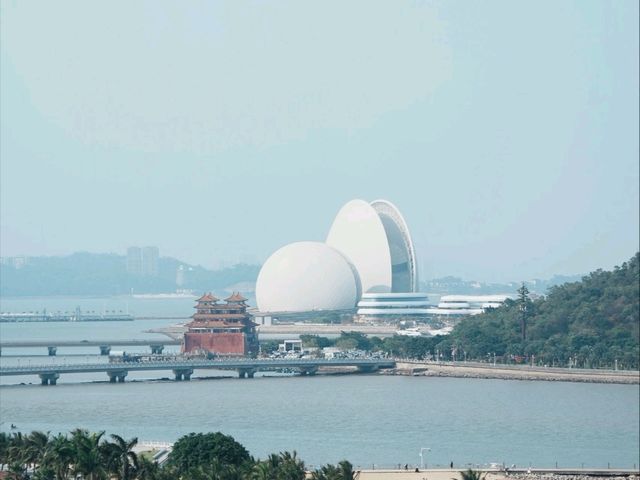 🌊躺床看日月贝！珠海新開無邊泳池親子酒店🏖️陽台大到犯規