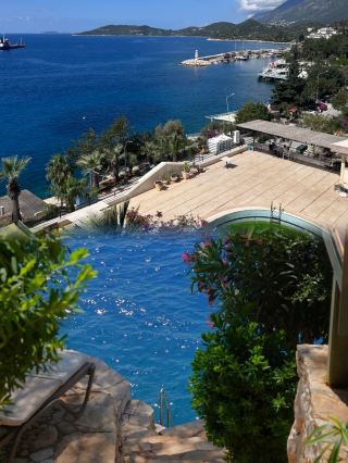 This Mediterranean town is very comfortable
