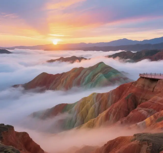 丹霞絕色震心神七日規劃不迷路