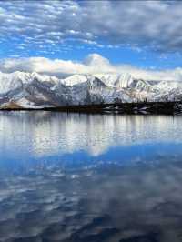 深秋徒步冷嘎措人間仙境真的太出片了！