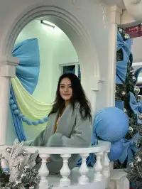 太原北美新天地聖誕藍變身艾莎公主