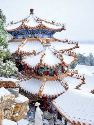 北京頤和園冬季仙境之旅