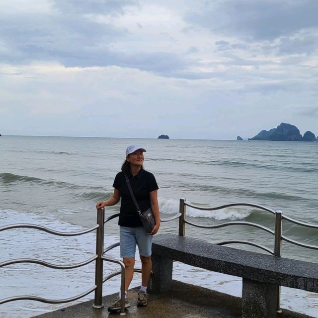 비 오는 날 운치있는 Ao Nang Beach 아오낭 해변
