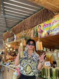 ตลาดไทยย้อนยุค..แห่งบ้านบางระจัน