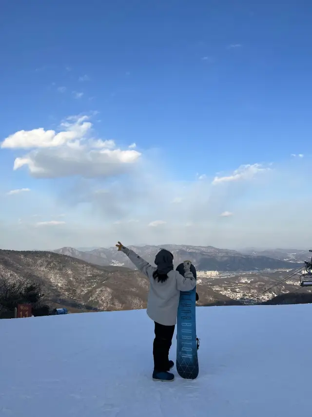 스키장 막차타러 가자구요〰️